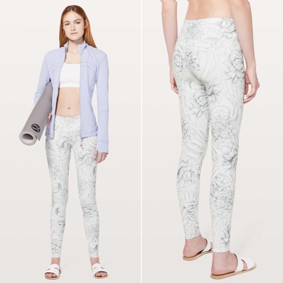 Lululemon Wunder Under Low-Rise Tight 28" Twine White Multi 6 - Picture 8 of 13